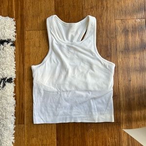 Lululemon Ebb to street cropped racerback tank top